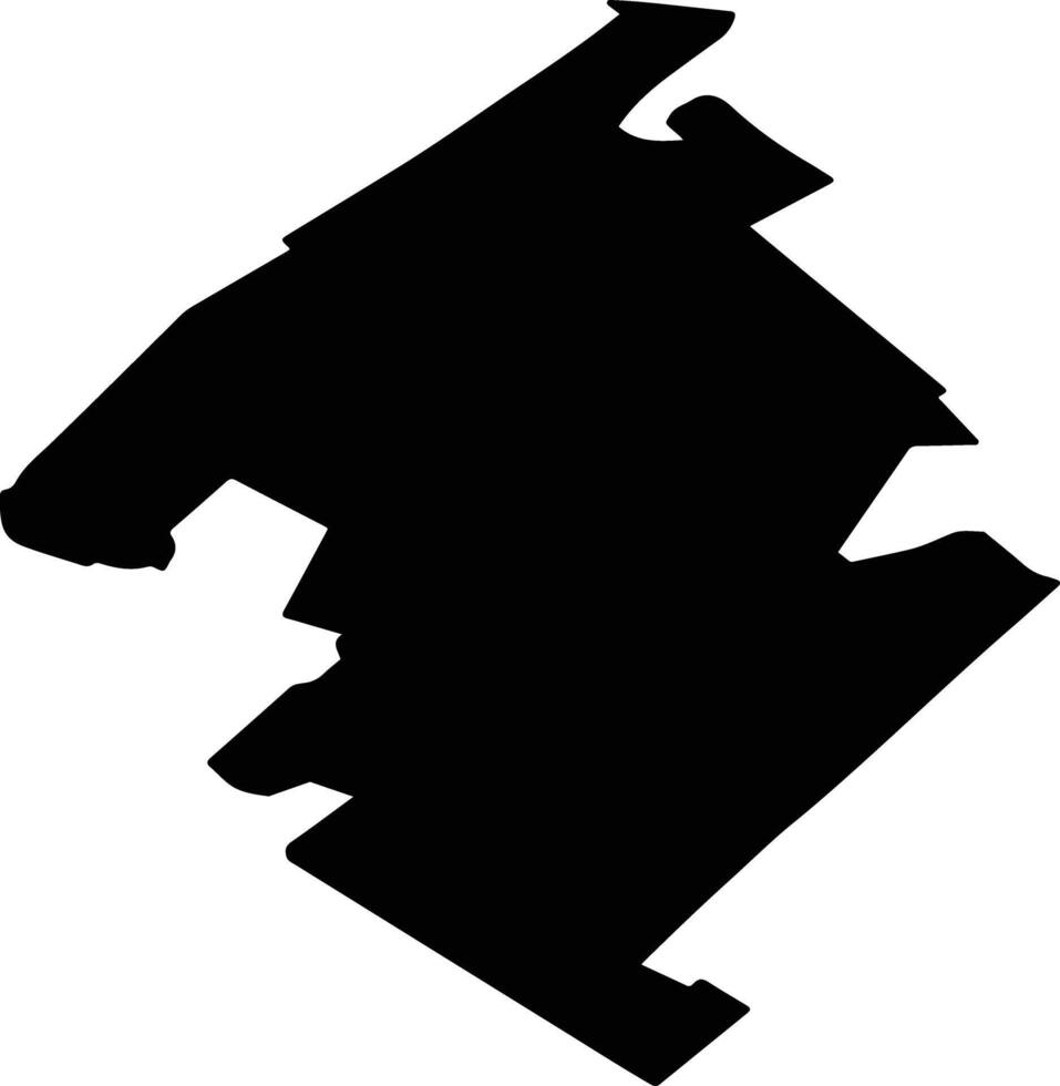 TAMADAU MARE Romania silhouette map vector