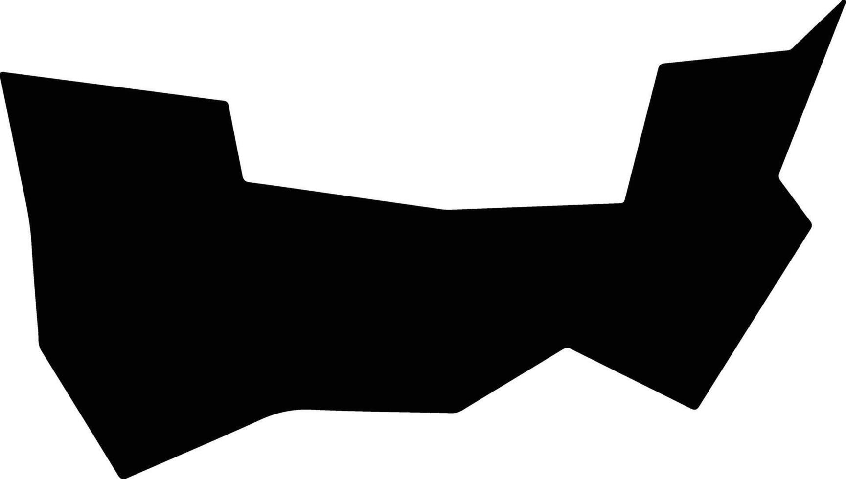 Tamakawa Japan silhouette map vector