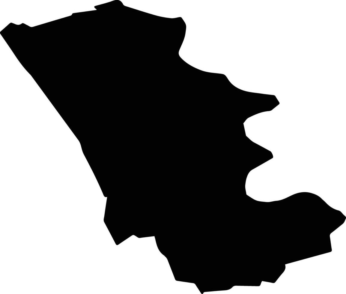 TAMASENI Romania silhouette map vector