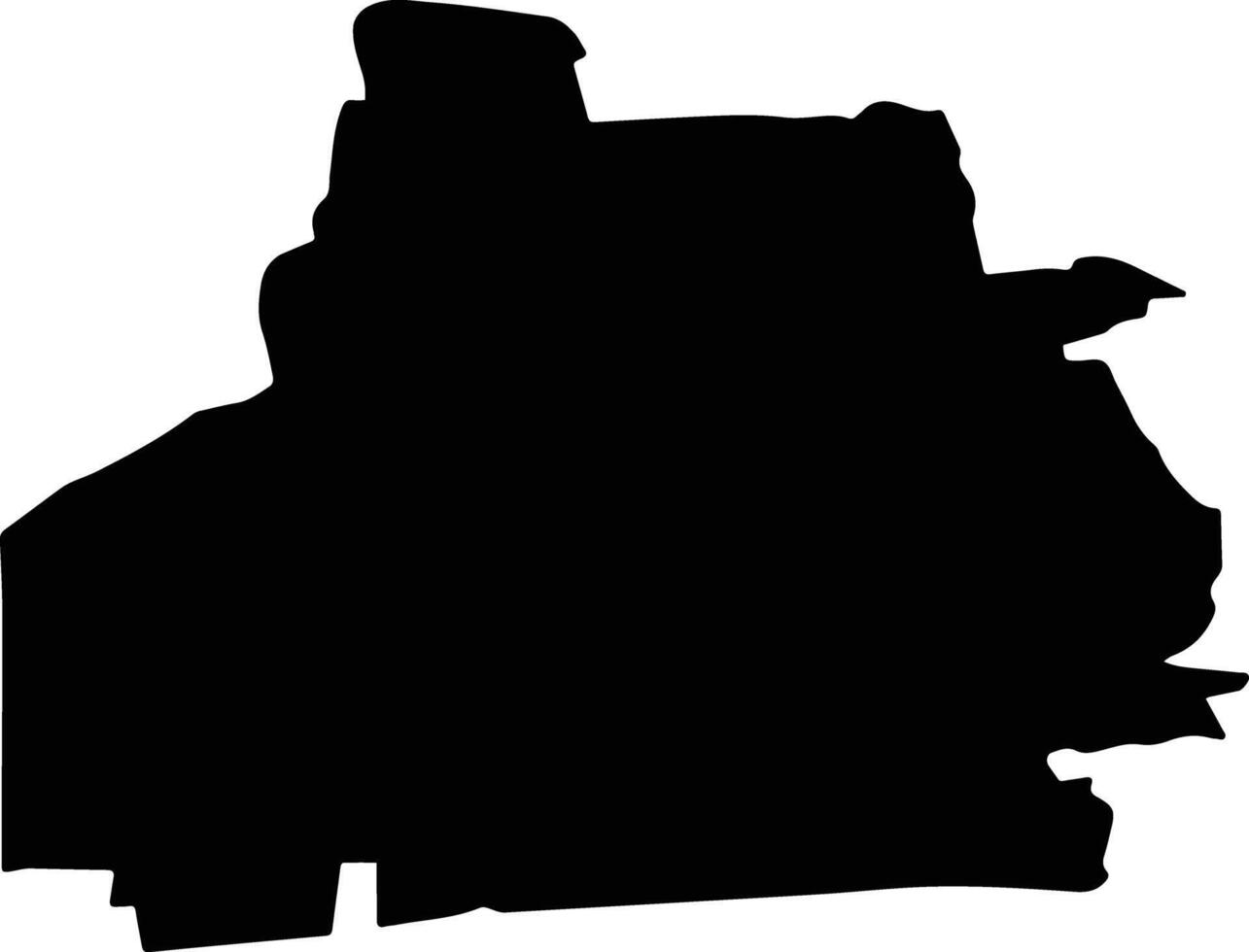 TAMASI Romania silhouette map vector