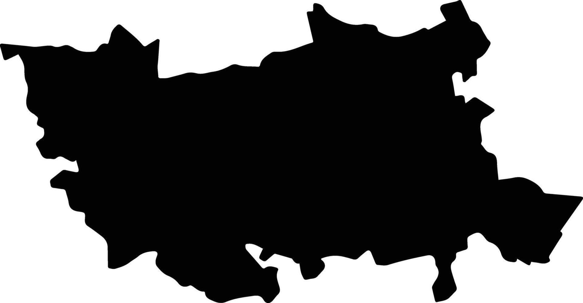Tamazunchale Mexico silhouette map vector