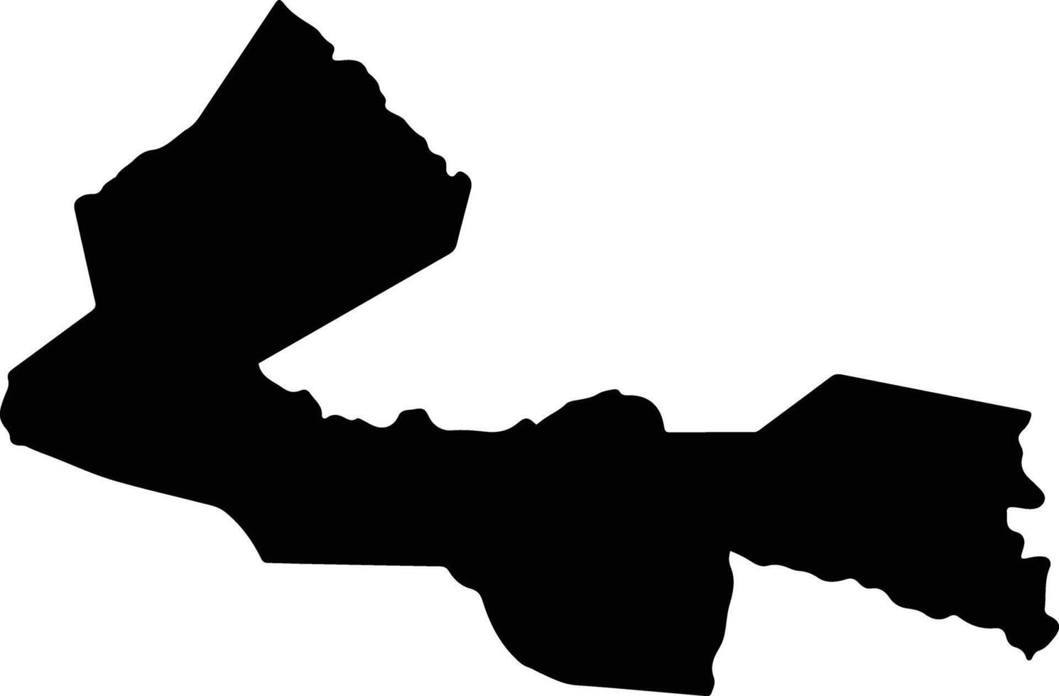 Tambla Honduras silhouette map vector