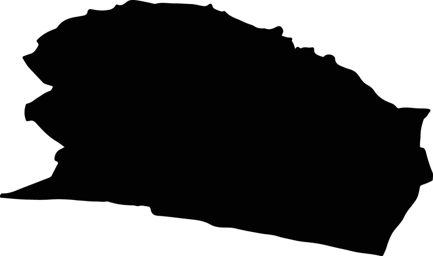 Tambrauw Indonesia silhouette map vector