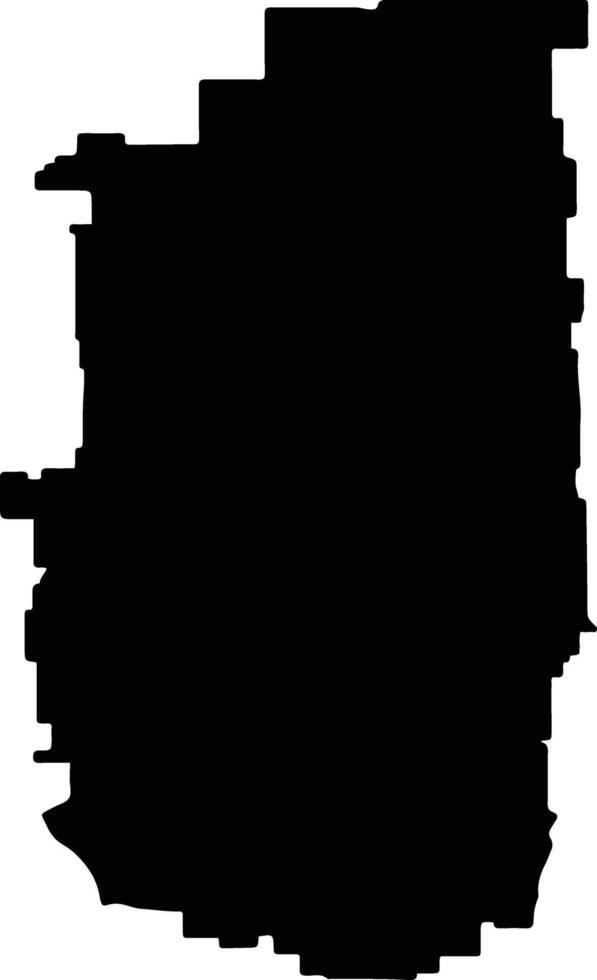 Tammin Australia silhouette map vector