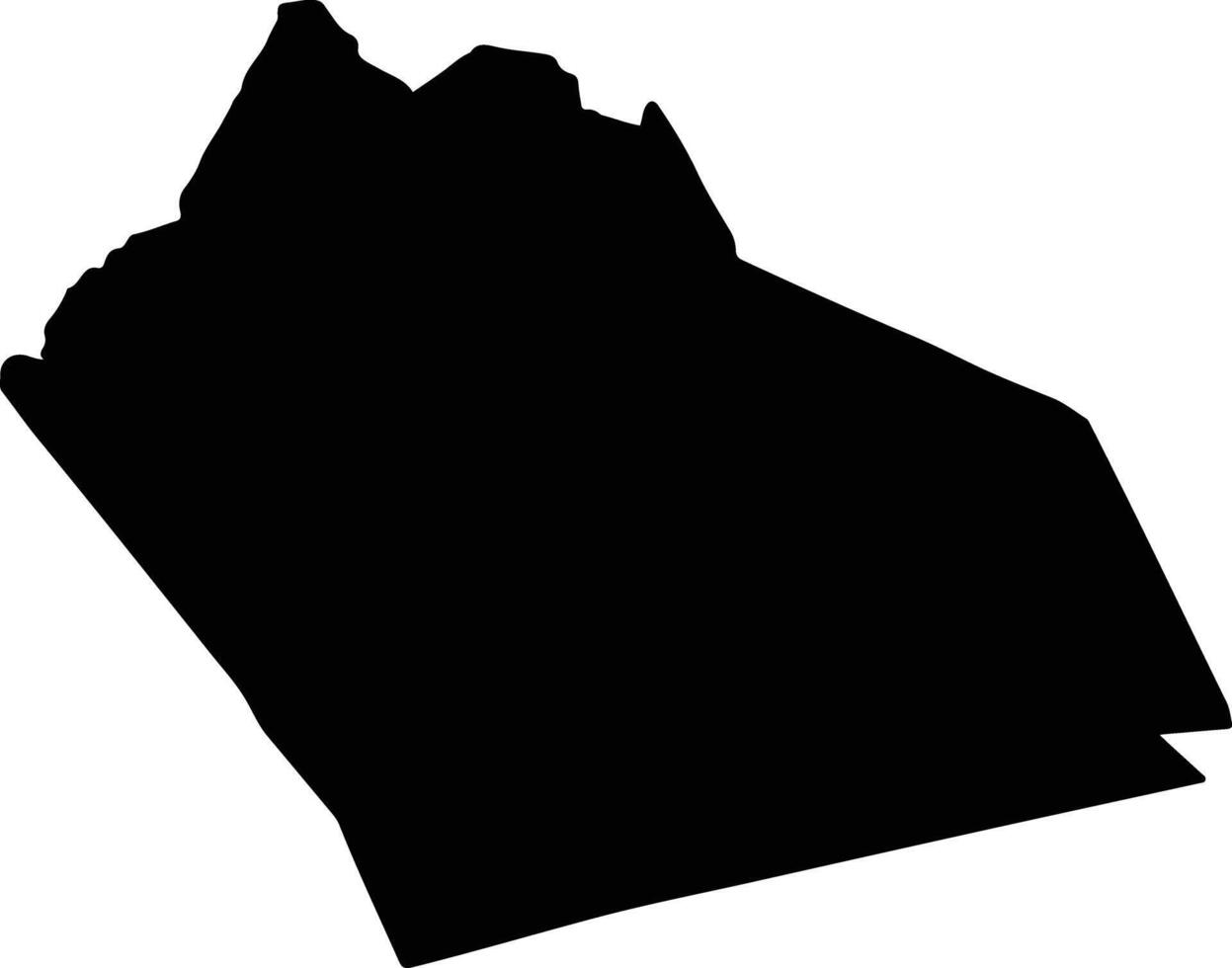 Tan Hong Vietnam silhouette map vector