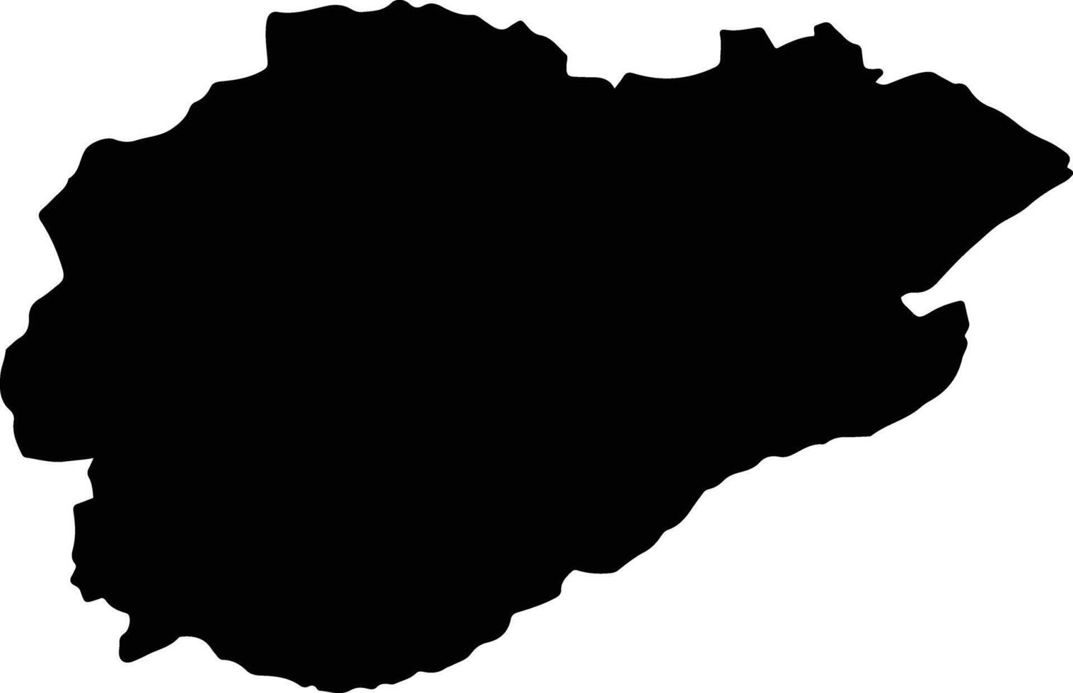 Tan Ky Vietnam silhouette map vector