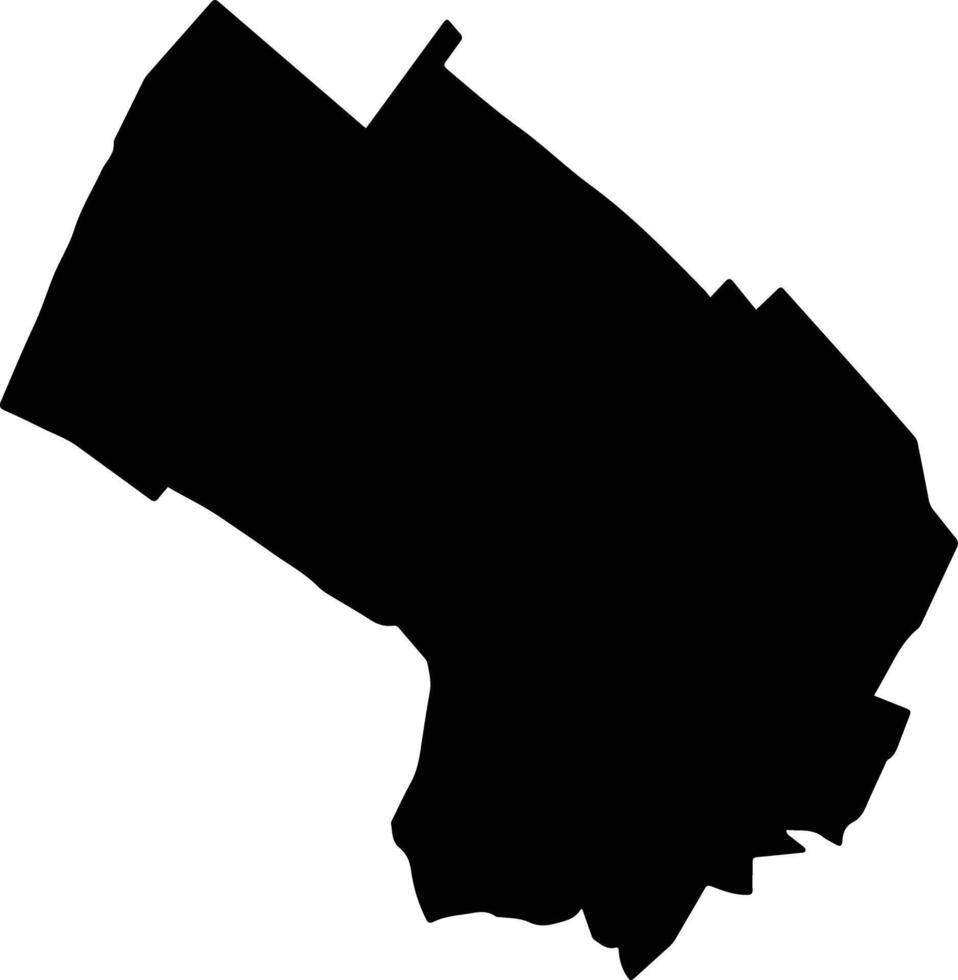 Tan Hiep Vietnam silhouette map vector