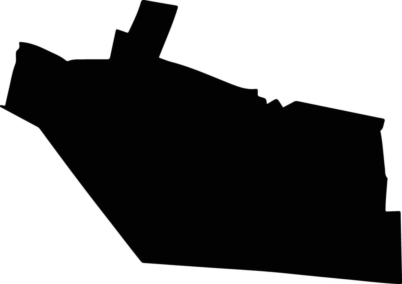 Tan Thanh Vietnam silhouette map vector