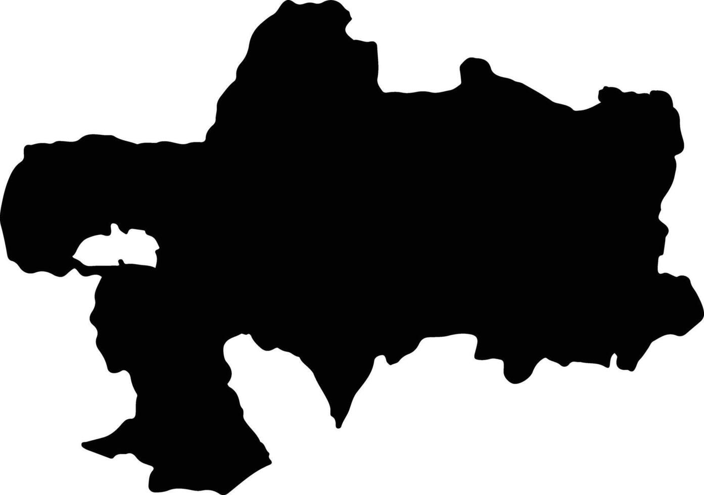 Tanah Datar Indonesia silhouette map vector