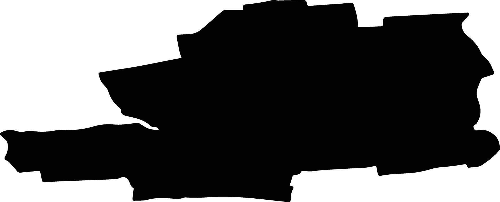 TANASOAIA Romania silhouette map vector