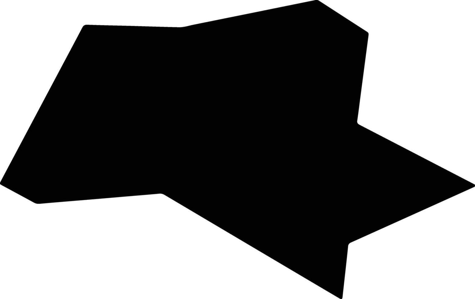 Tanahu Nepal silhouette map vector