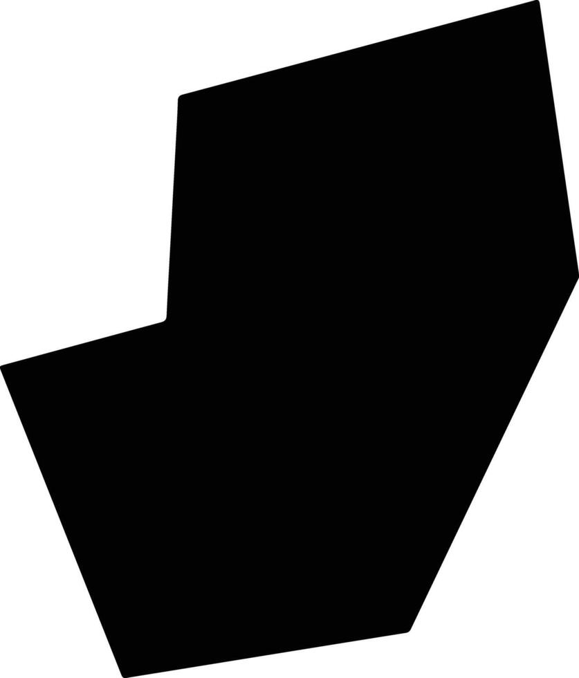 Tanchengxian China silhouette map vector