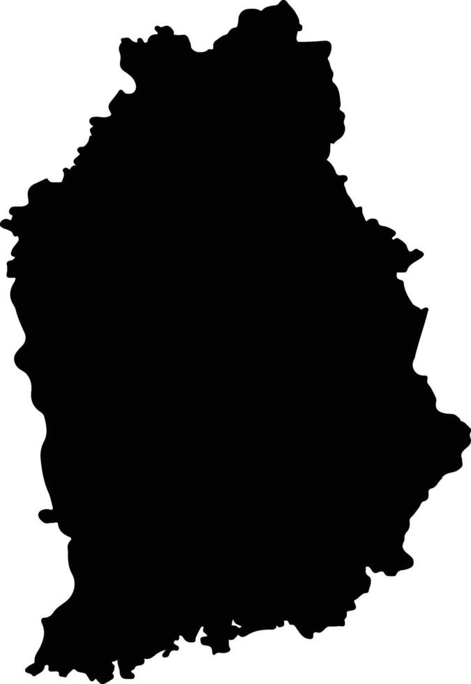 Tangail Bangladesh silhouette map vector