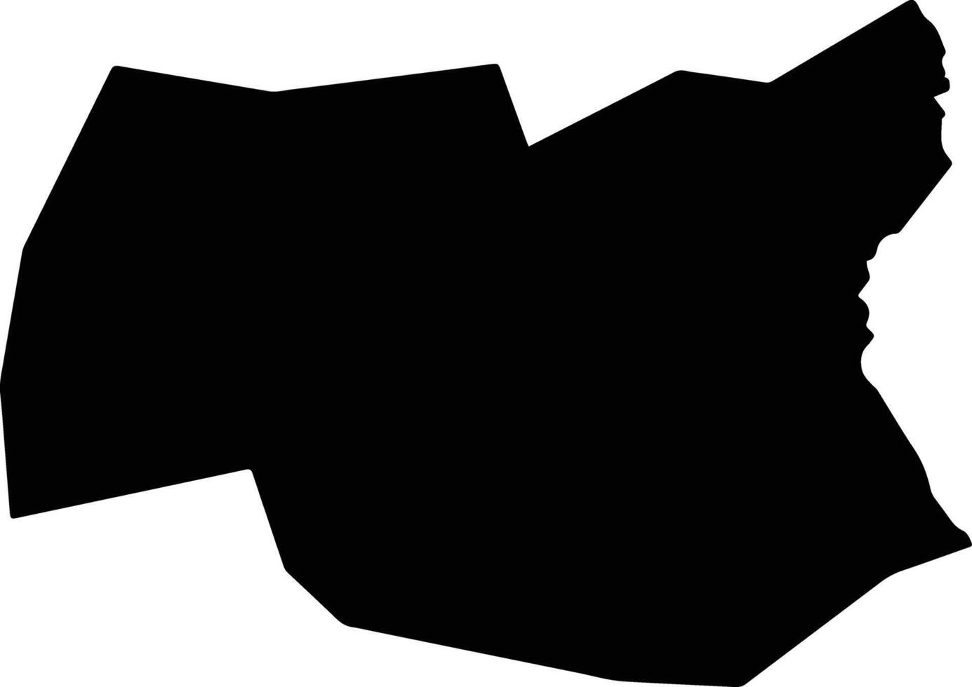 Tanohara Japan silhouette map vector