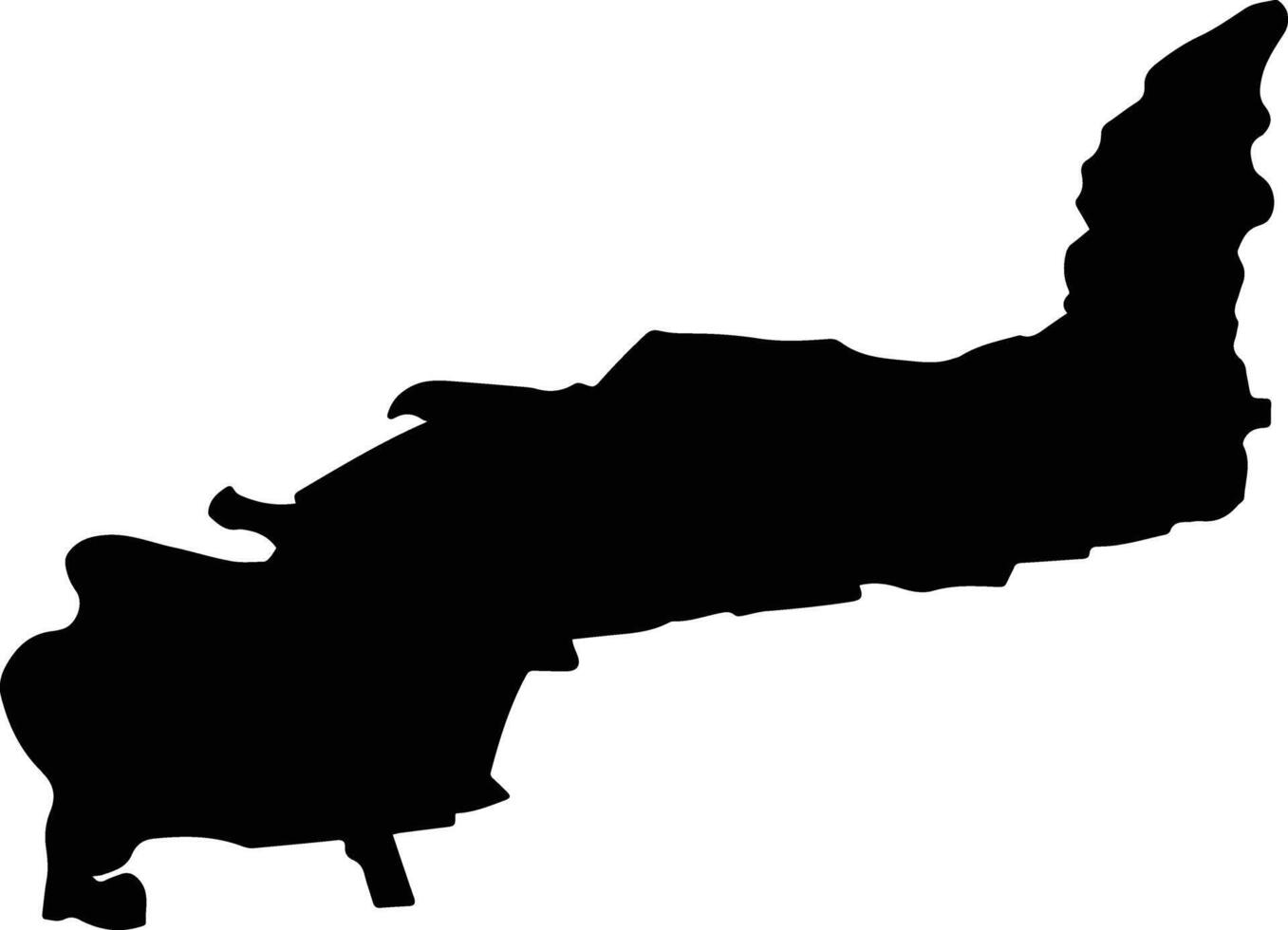 TANTARENI Romania silhouette map vector