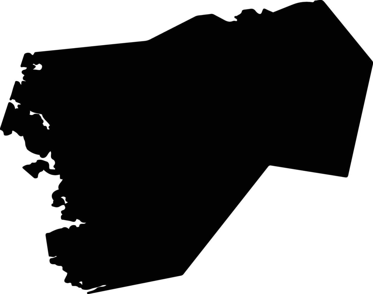 Tanum Sweden silhouette map vector