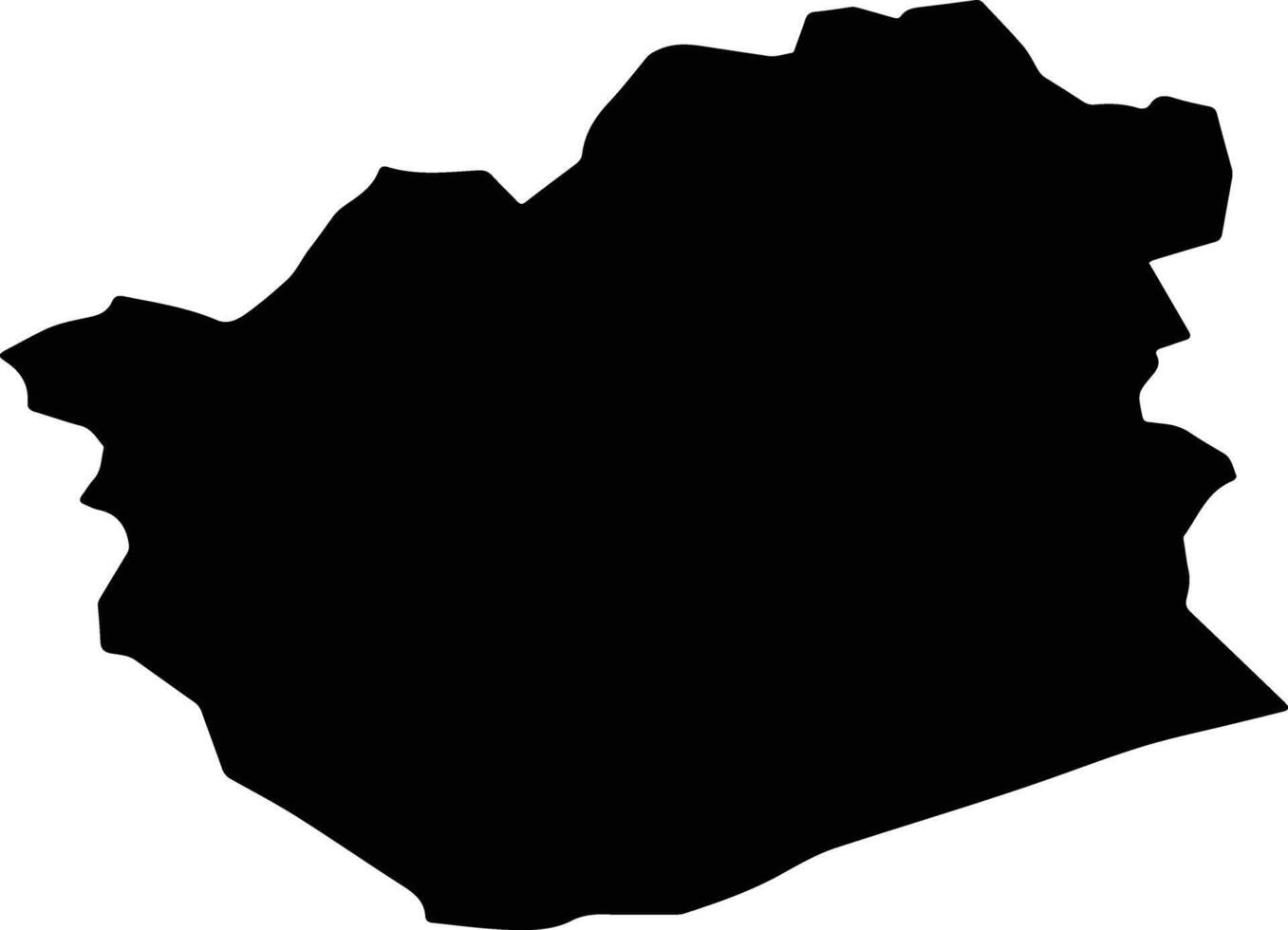 Tapolca Hungary silhouette map vector