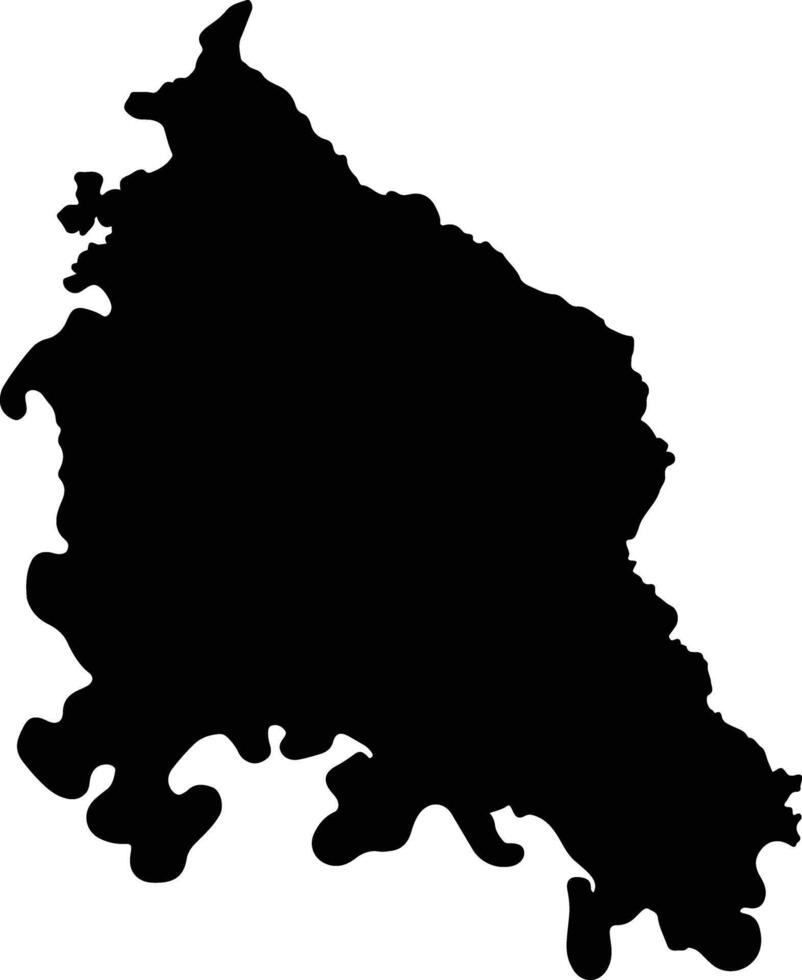 Taraira Colombia silhouette map vector
