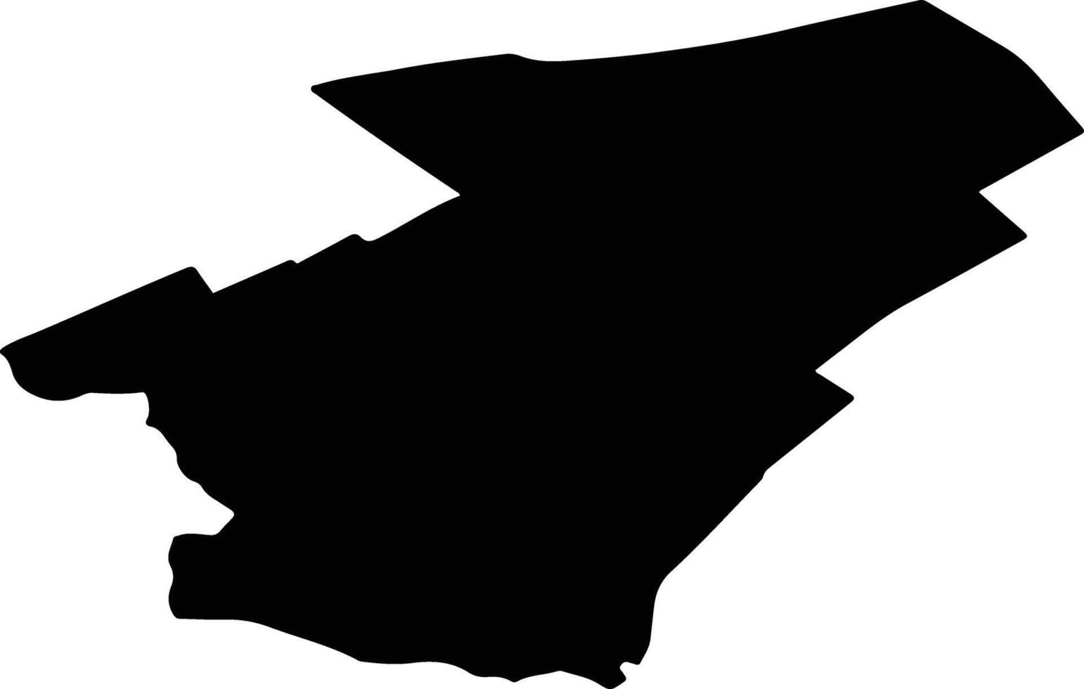 TARGSORU VECHI Romania silhouette map vector