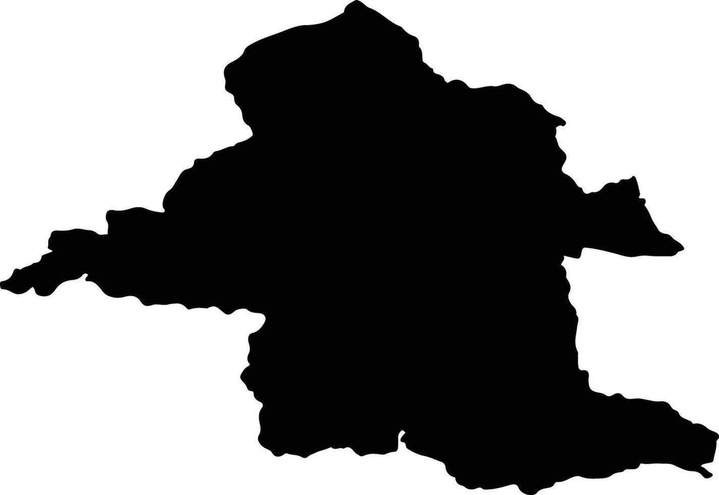 TARGU LAPUS Romania silhouette map vector