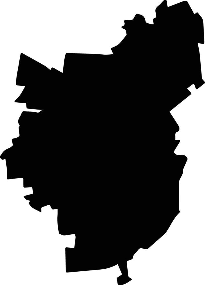 Tarimoro Mexico silhouette map vector