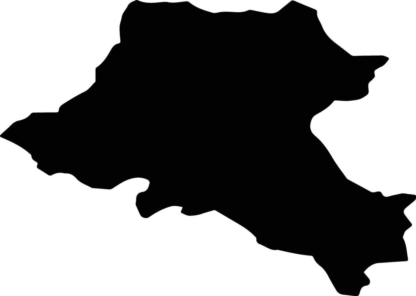 TARNAVA Romania silhouette map vector