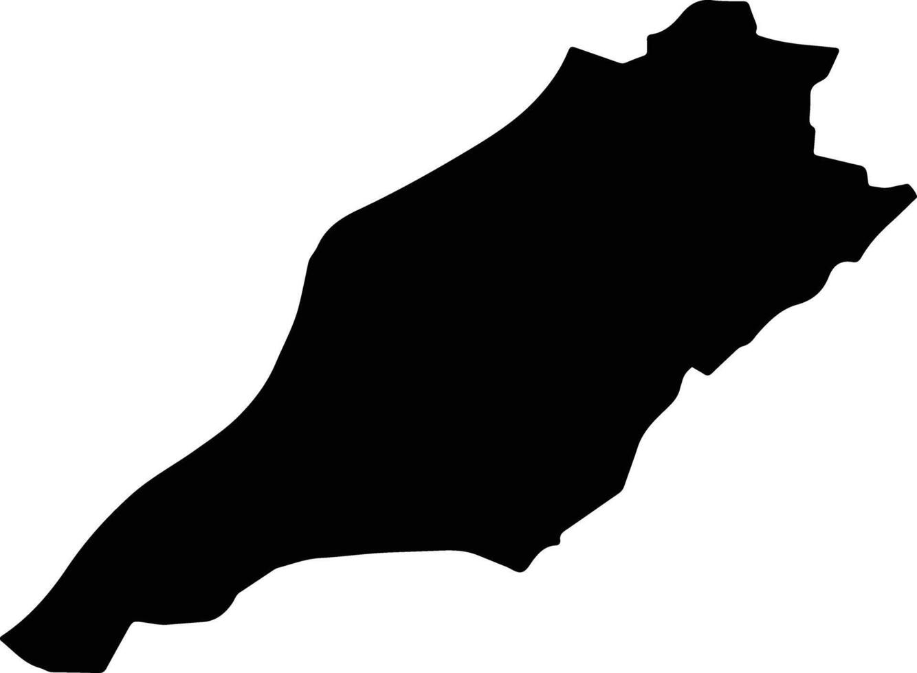 Tarnobrzeg Poland silhouette map vector