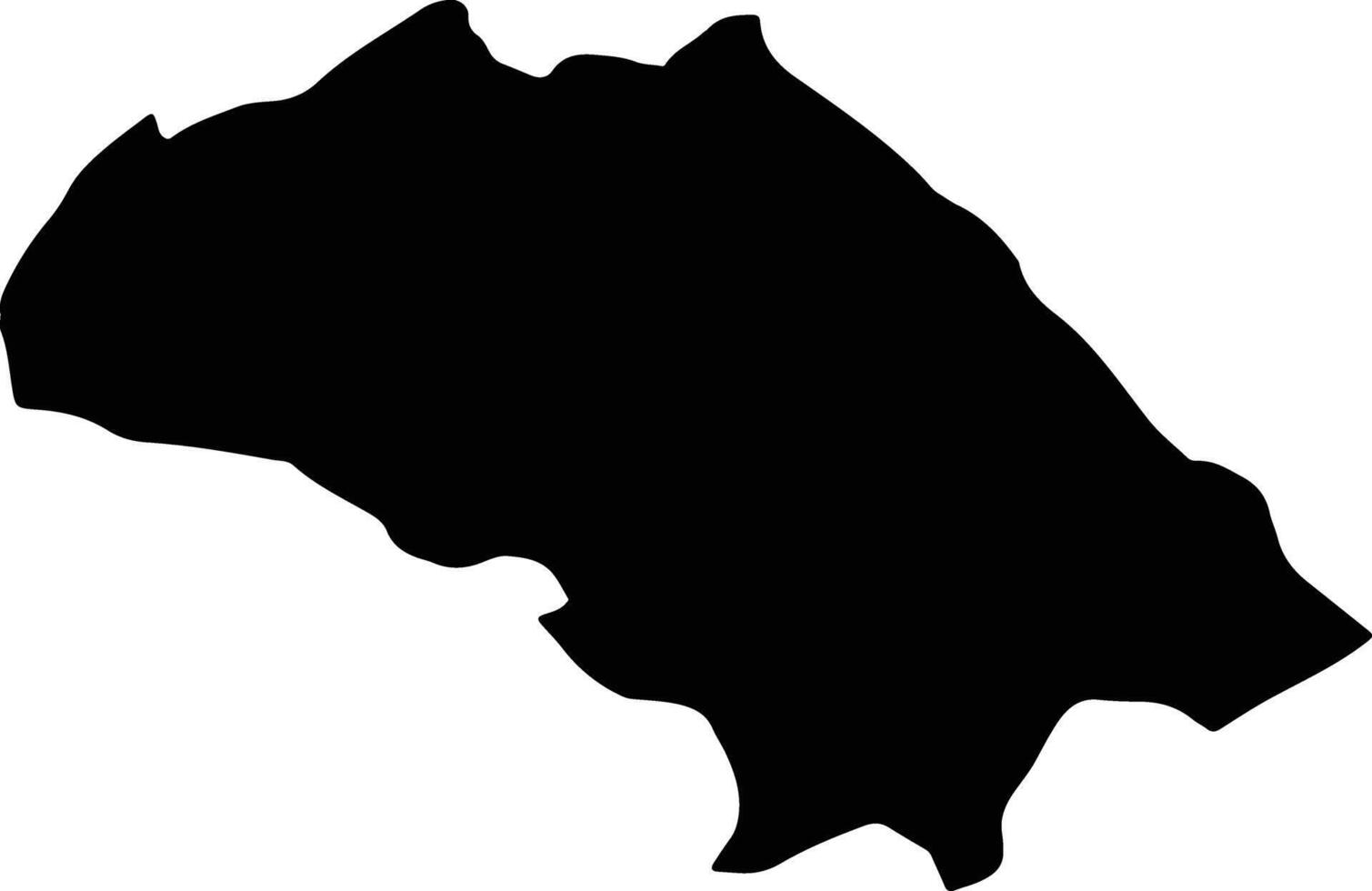 Tarom Iran silhouette map vector