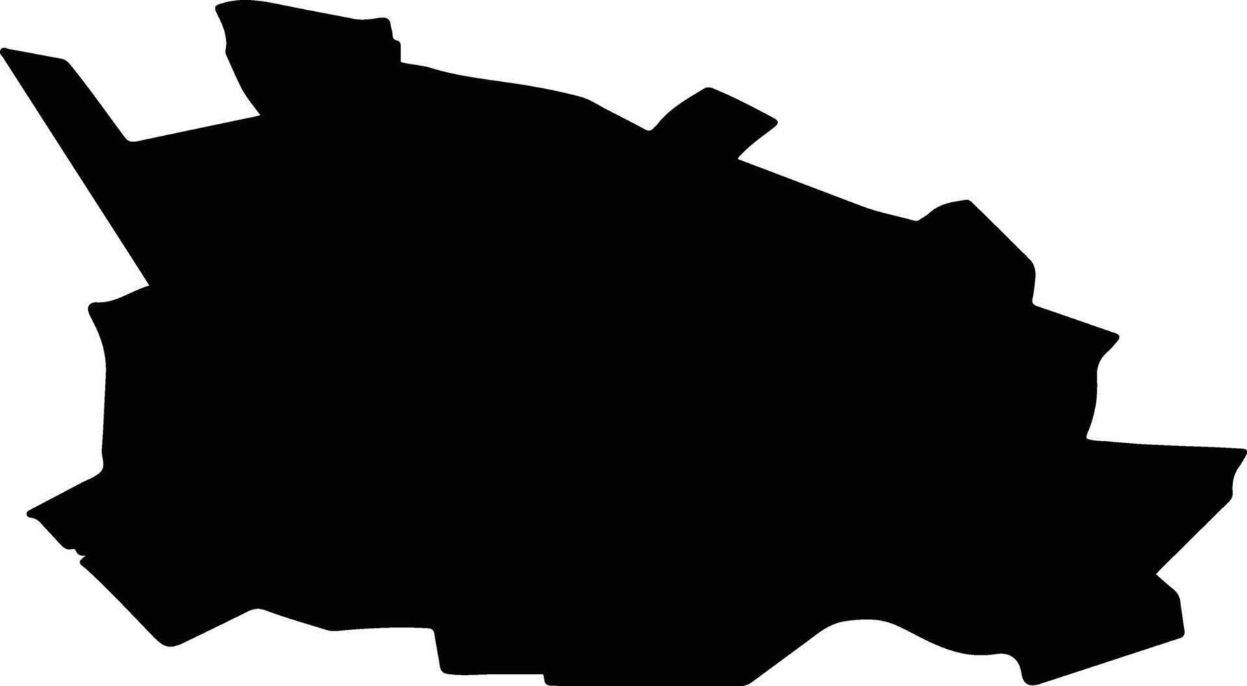 Tartu linn Estonia silhouette map vector
