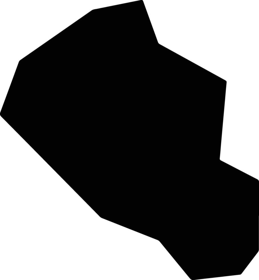 Tarui Japan silhouette map vector