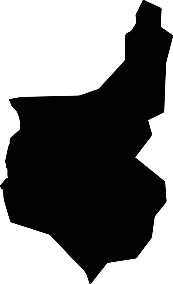 Tarumizu Japan silhouette map vector