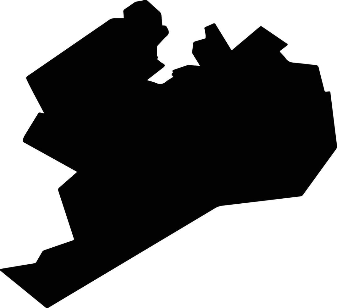 Tarutyne Ukraine silhouette map vector