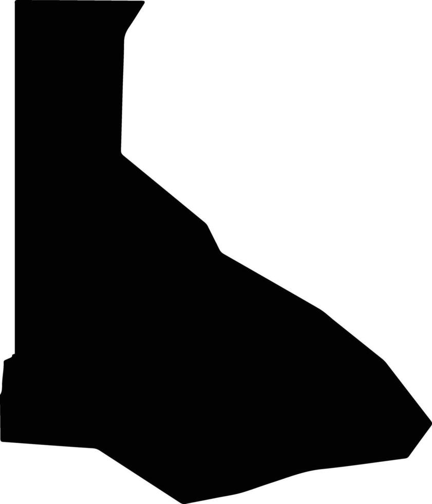 Tassara Niger silhouette map vector
