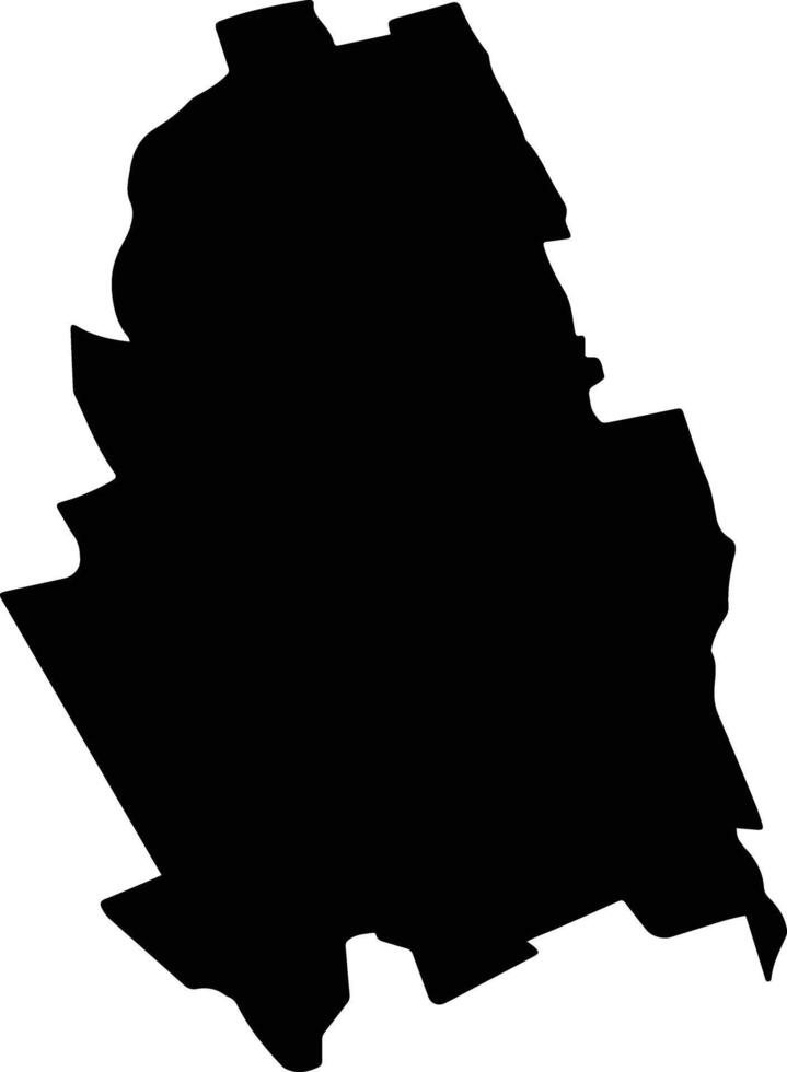 TATARASTI Romania silhouette map vector