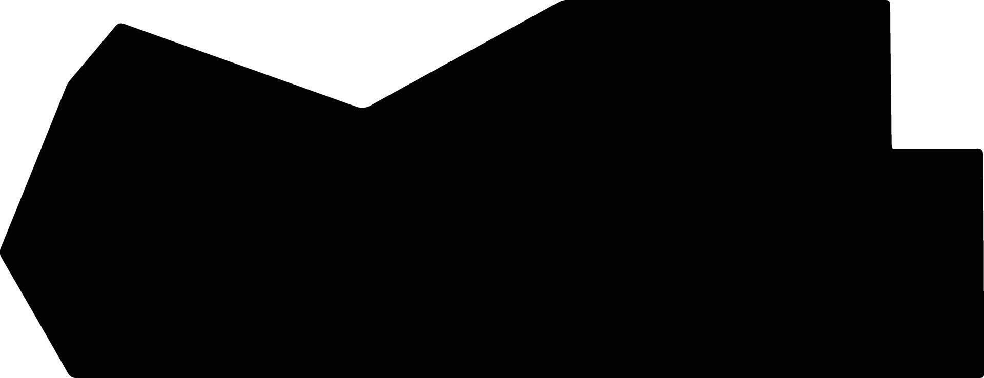 Tate United States silhouette map vector