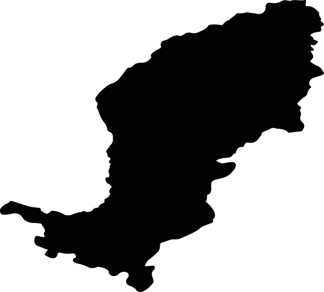 TAUTII MAGHERAUS Romania silhouette map vector