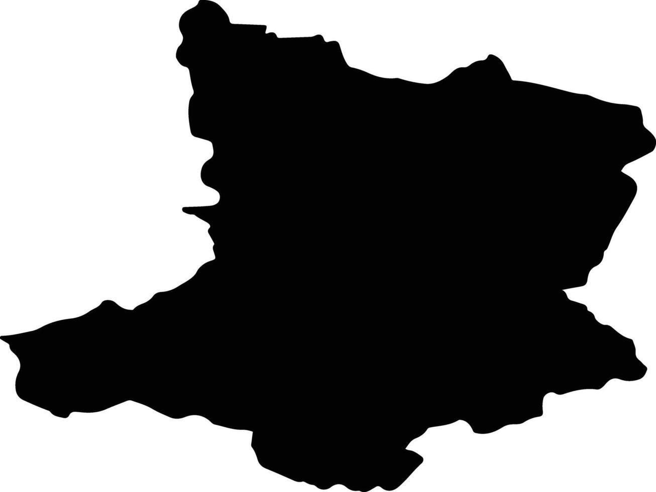TAUT Romania silhouette map vector