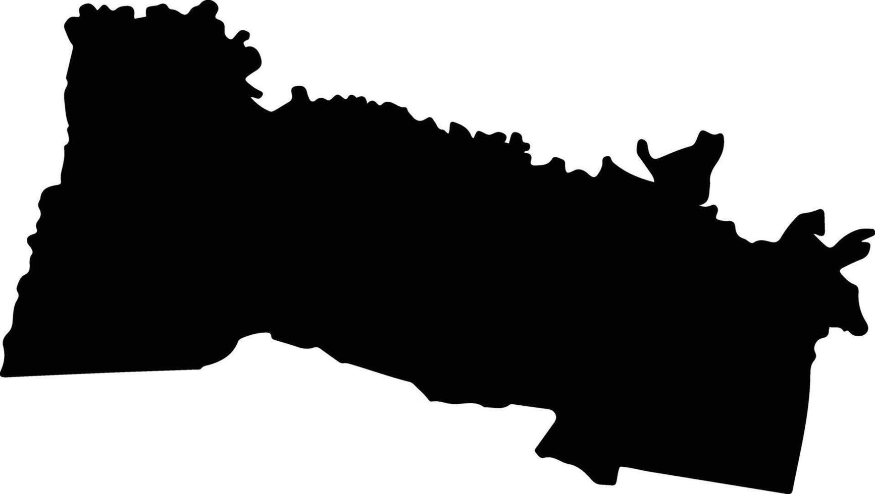 Tavapy Paraguay silhouette map vector