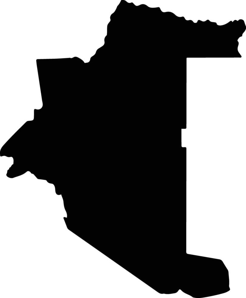 Taveta Kenya silhouette map vector