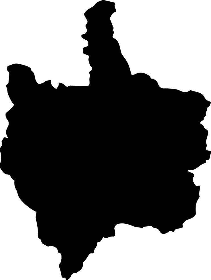 Tay Son Vietnam silhouette map vector