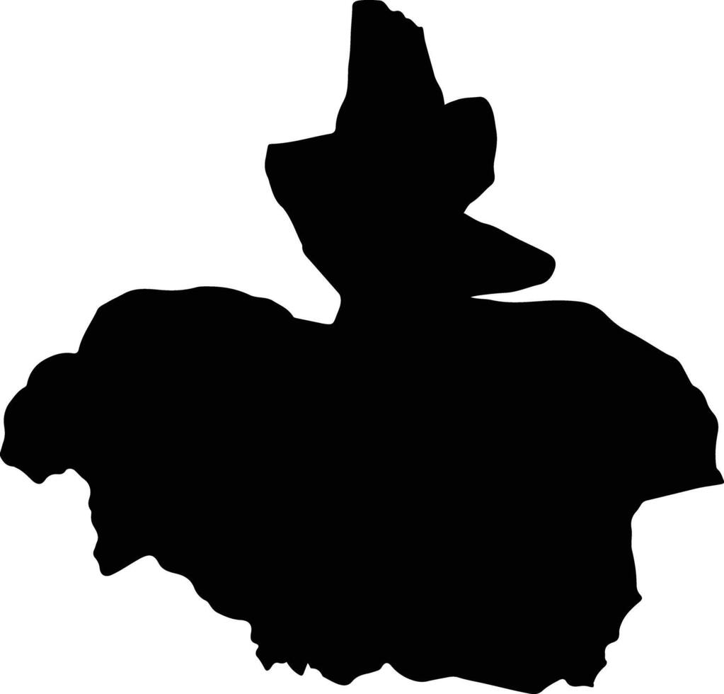 Tayma Saudi Arabia silhouette map vector