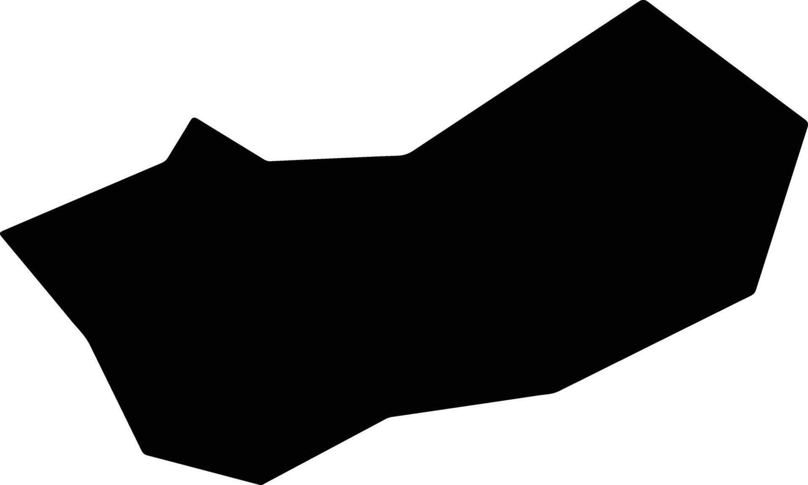 Tazewell United States silhouette map vector