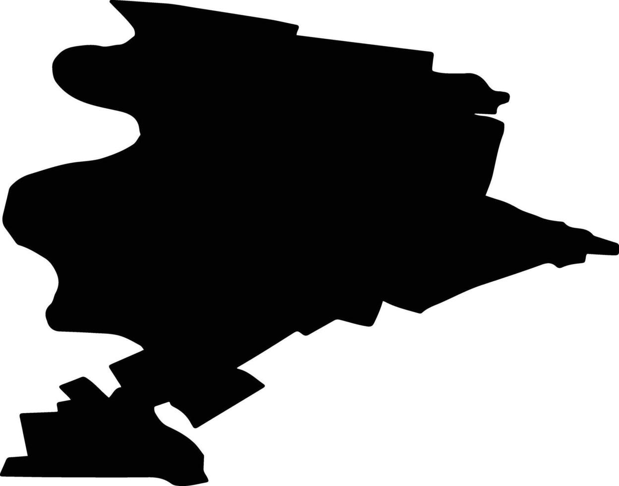 TEASC Romania silhouette map vector