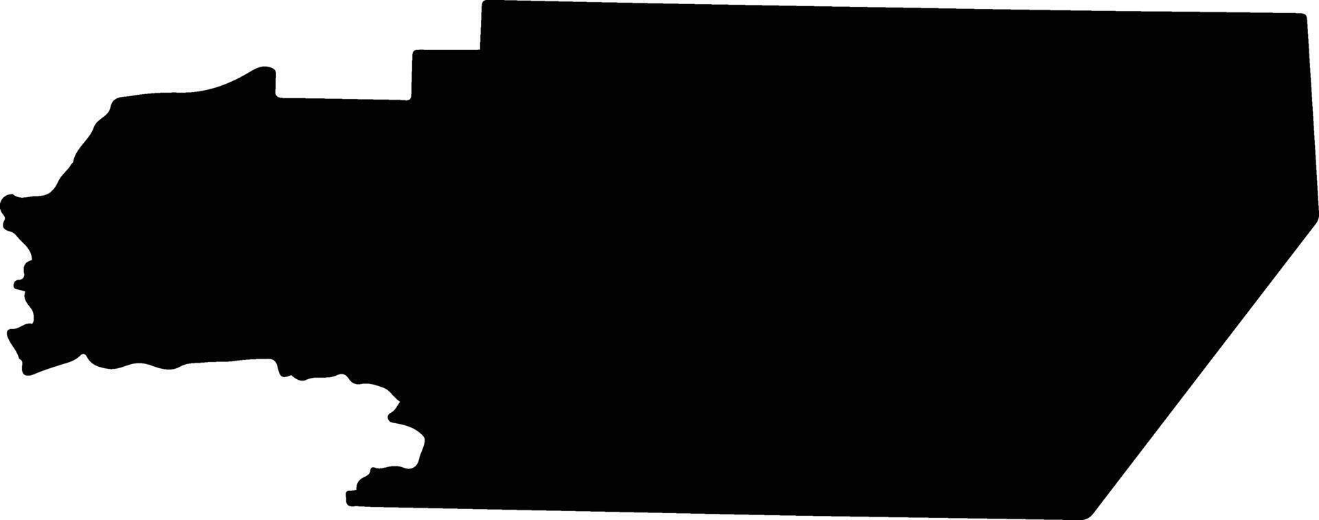 Tehuelches Argentina silhouette map vector