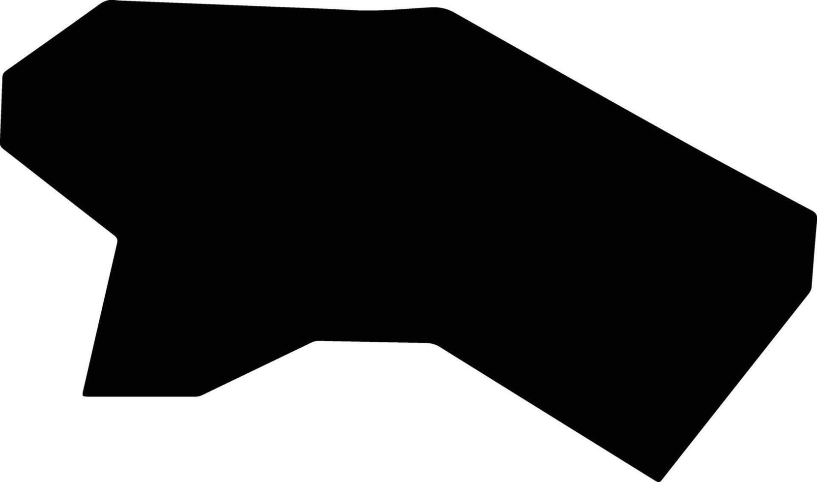 Teixeira Brazil silhouette map vector