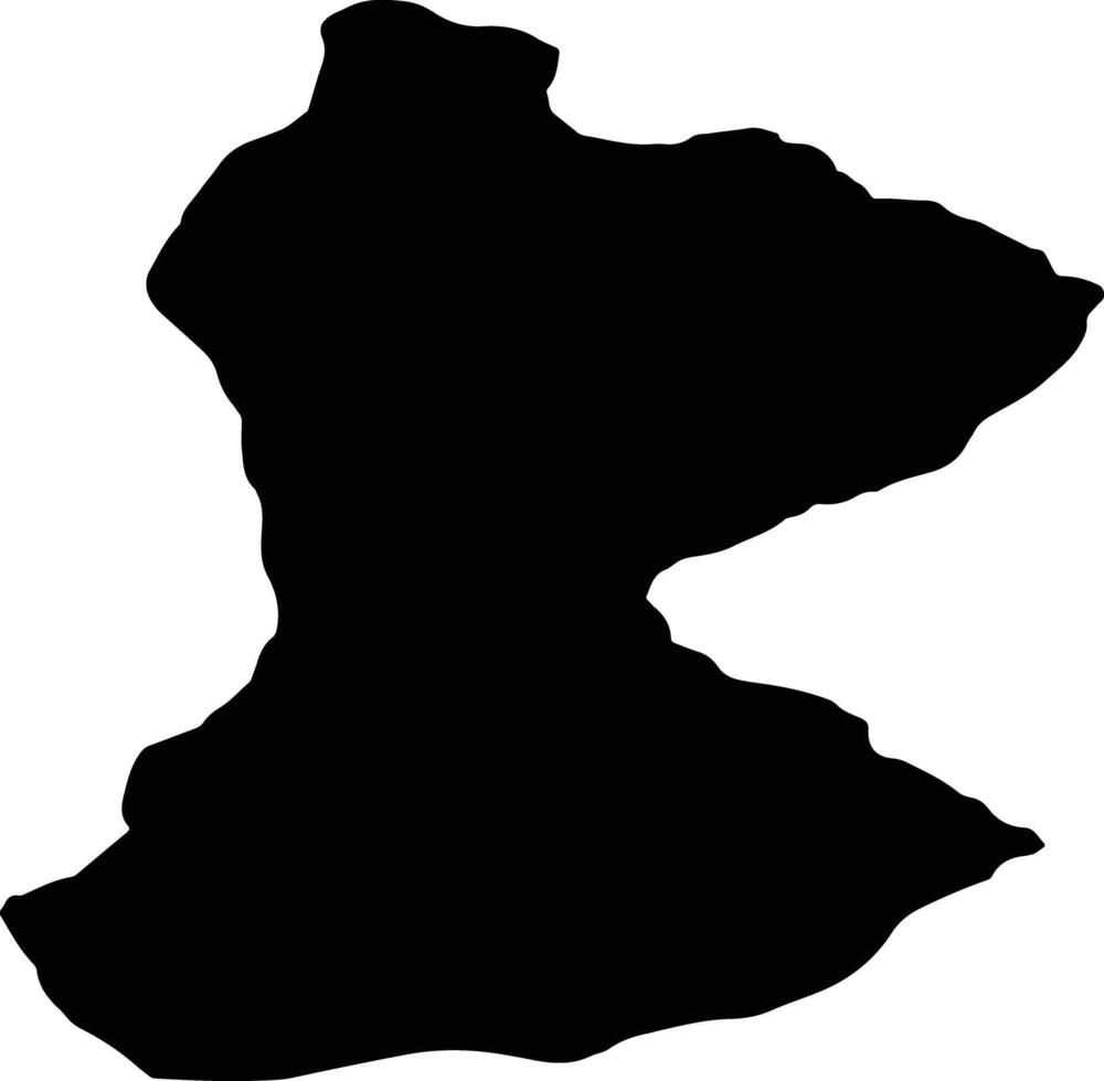 Telavi Georgia silhouette map vector