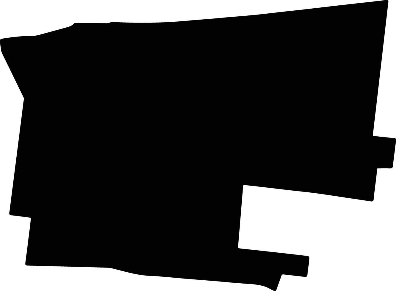 Telchac Puerto Mexico silhouette map vector