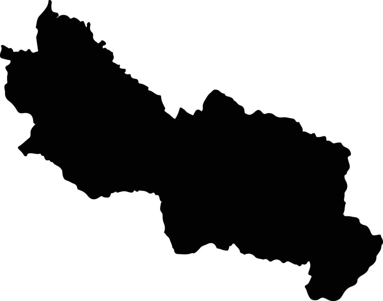 Tello Colombia silhouette map vector