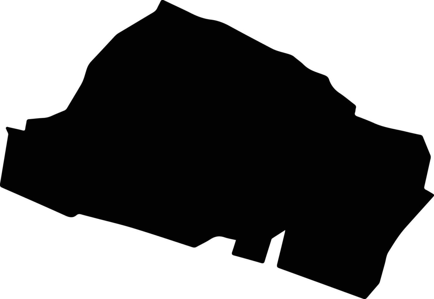 Temoac Mexico silhouette map vector