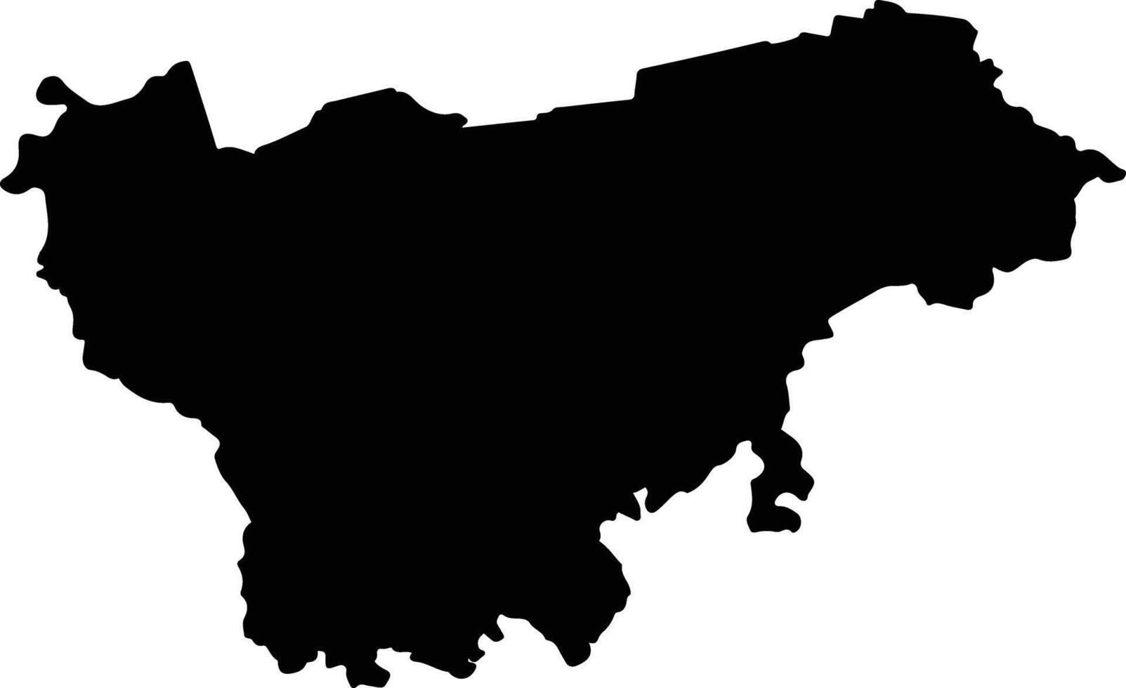 Tempoal Mexico silhouette map vector
